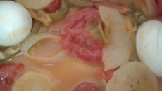 Moqueca de peixe sem oleo de dende