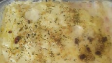 Filé de merluza com purê  de batata