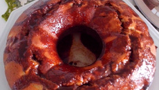 Bolo de maçã com canela