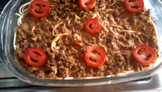 Macarronada com dois molhos