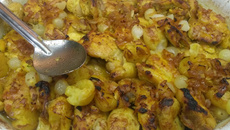 Frango assado ao molho de laranja