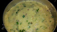 Purê de batata temperado