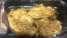 Frango temperado com maionese