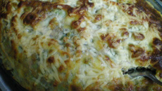 Arroz de forno com bananas