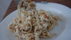 Espaguete de Ano Novo