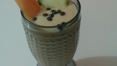 Vitamina de mamão e maçã