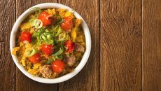 Farofa vegetariana de Natal