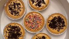 Tortinha de doce leite no liquidificador