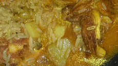 Sopa de peito de frango