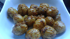 Pestisco de batatinha com mostarda