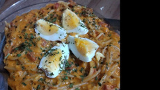 Macarrão com salame