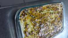 Bolo trufado de maracujá