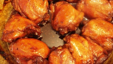 Frango com shoyu e mel