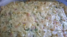 Torta colorida da Isabela