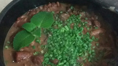 Dobradinha com feijão carioca