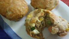 Torta salgada (massa integral)