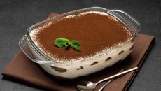 Pavê de bolacha champagne