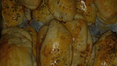 Pão recheado super fácil e rápido