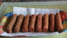 Salsicha empanada fácil