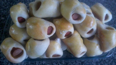 Enroladinho de salsicha