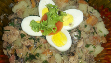 Salada de sardinha em lata