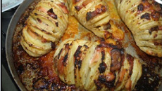 Batata assada com bacon