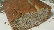 Bolo de banana amassada