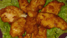 Filé de frango empanado