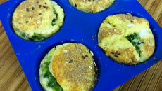 Muffins de escarola light