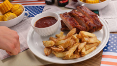 Costelinha barbecue de House of Cards