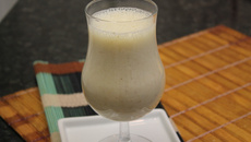 Vitamina de banana light