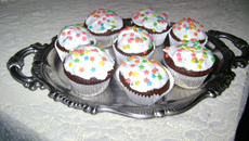 Cupcakes de chocolate