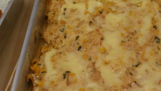 Estrogonofe de bacalhau ao forno