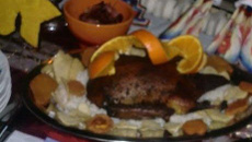 Pato assado de Orlando Sandre