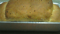 Pão caseiro de mandioca