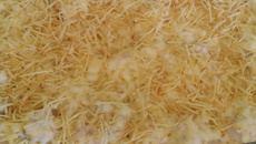 Lasanha de arroz com frango ao molho branco