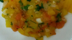 Mandioquinha refogada