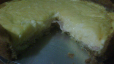 Quiche com bolacha de água e sal