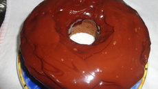 Bolo de chocolate e iogurte