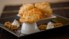 Biscoito de aveia e coco