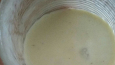 Vitamina de abacate com creme de leite