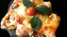 Frango light caprese