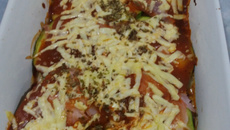 Lasanha de abobrinha fit da Julia