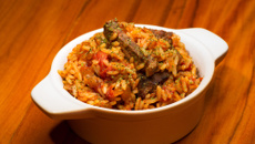 Arroz com carne-seca/carne de sol - Sertanejo