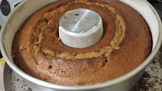 Bolo de banana sem glúten e sem lactose