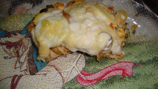 Torta de frango com legumes e requeijão ao forno do Lúcio Cezar