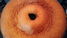 Bolo de farinha láctea com canela