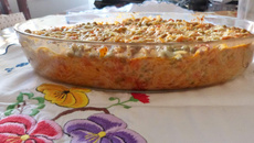Macarrão com atum ao forno