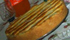 Torta de frango de massa semipodre