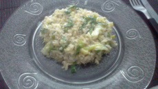 Arroz light com legumes